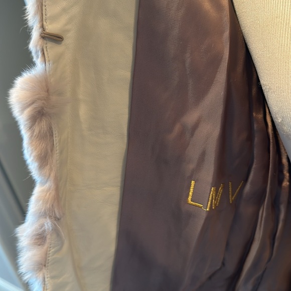 Halston real Rex rabbit fur coat - Picture 3 of 6